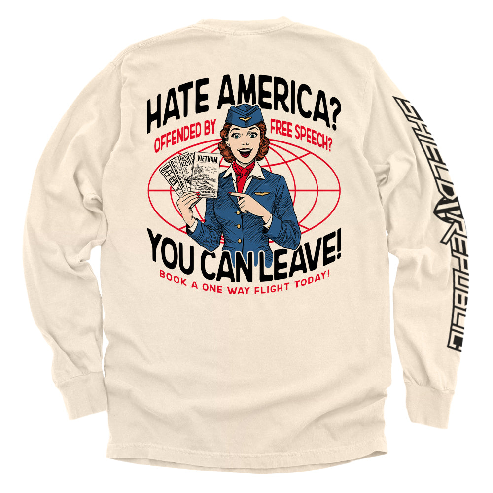 Hate America Offended By Free Speech You can Leave