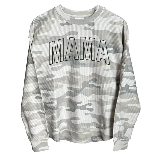 Mama Outline Grey (Front)