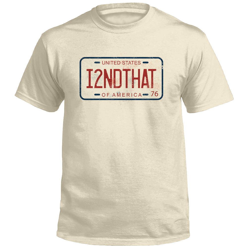 I2NDTHAT License Plate