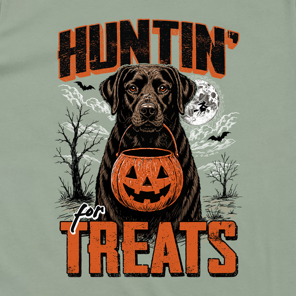 Huntin' For Treats Chocolate Lab