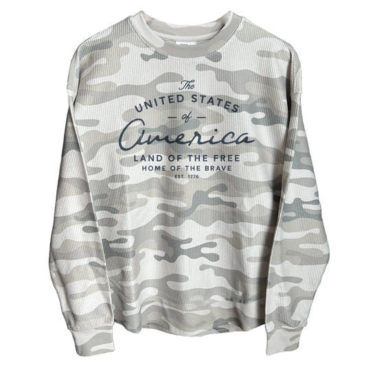 United States Of America (Front) Corded Poncho
