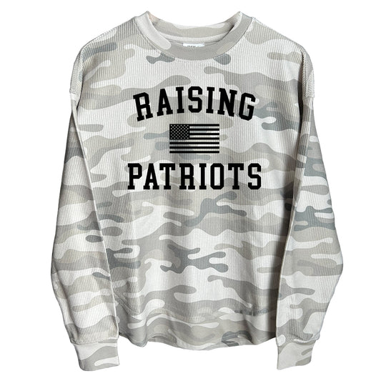 Raising Patriots (Front) Corded Poncho