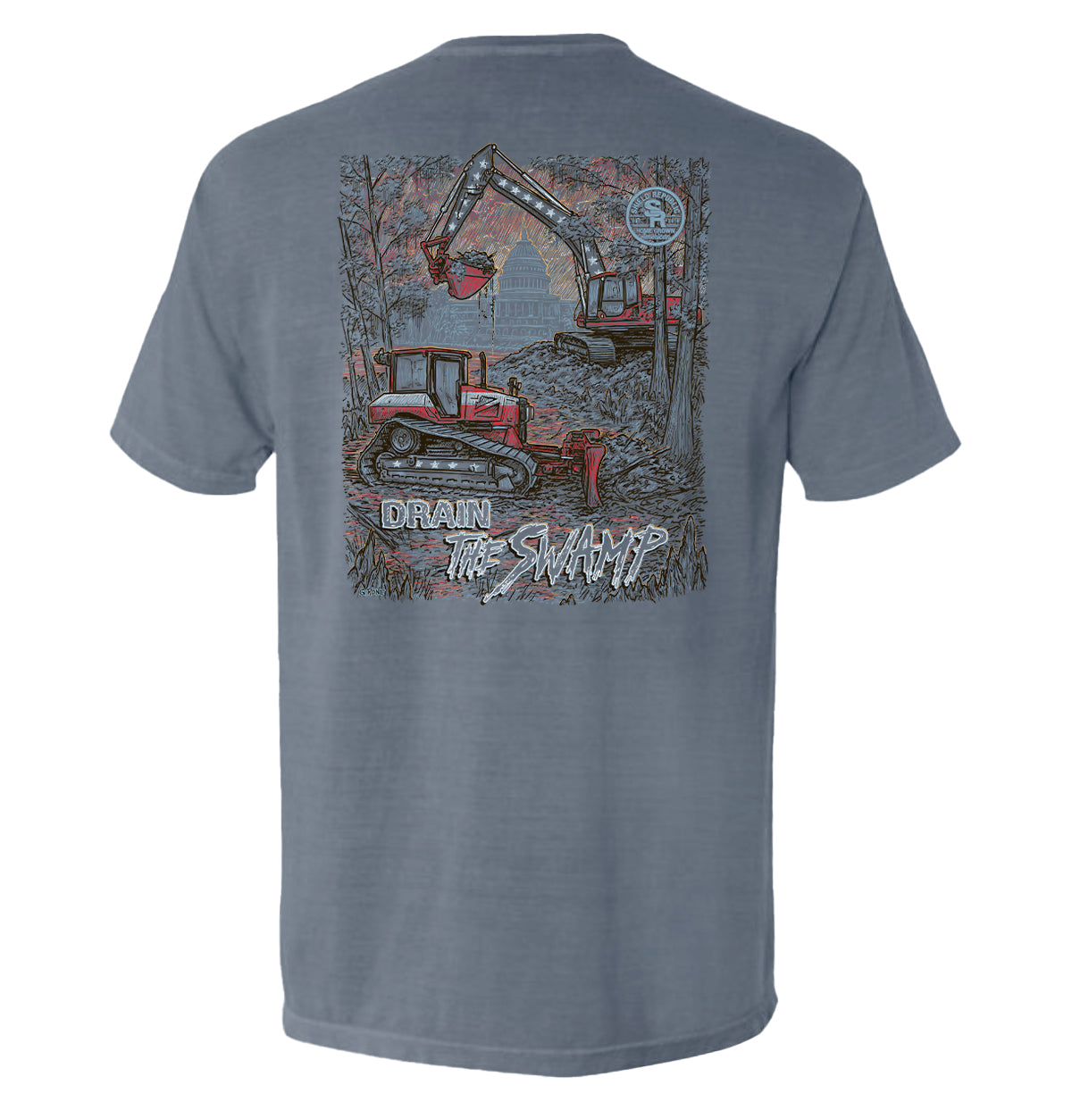 Drain the Swamp Pocket Tee