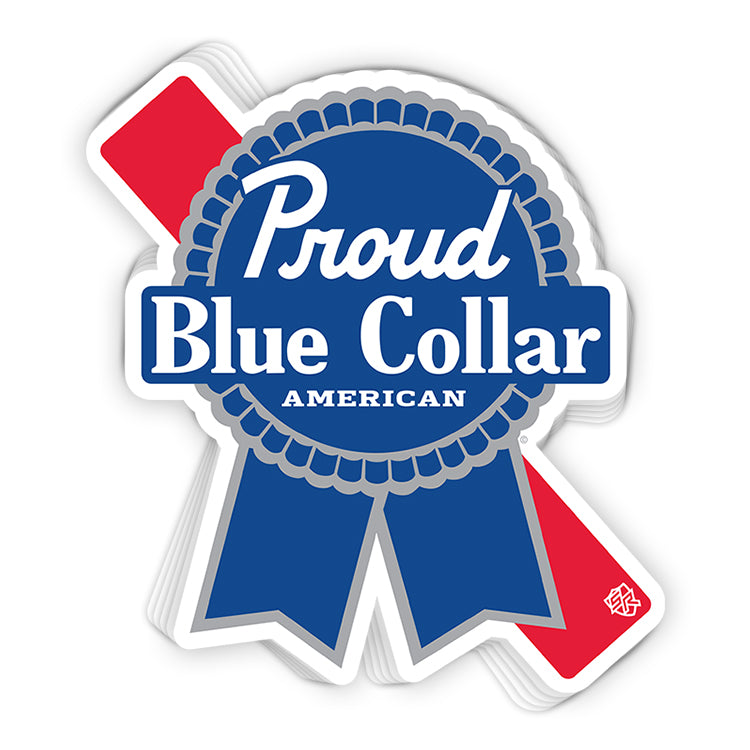 Proud Blue Collar American (Classic) Decal – Shield Republic