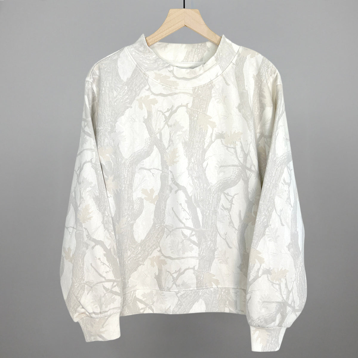 Oak Haze Camo Oversized Fleece Mockneck