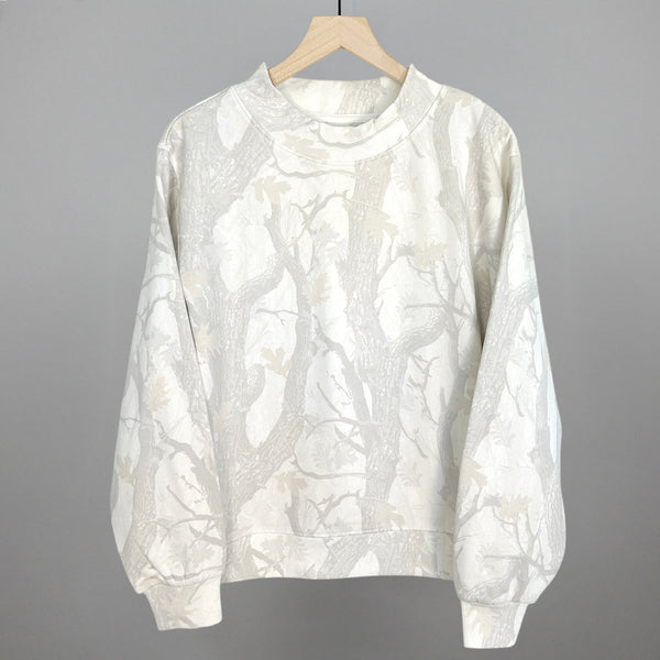 Oak Haze Camo Oversized Fleece Mockneck