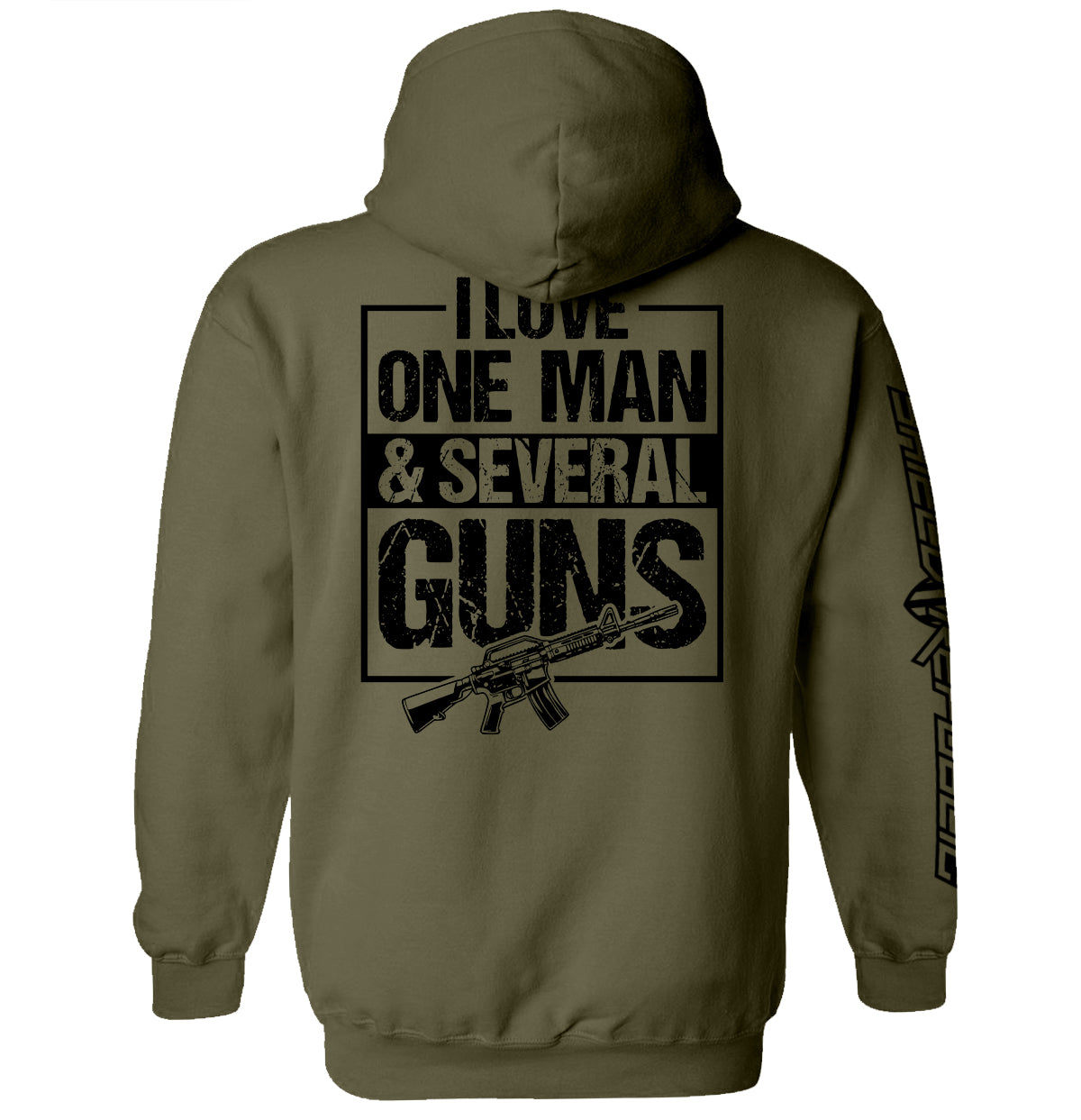 I Love One Man & Several Guns (Back Print)