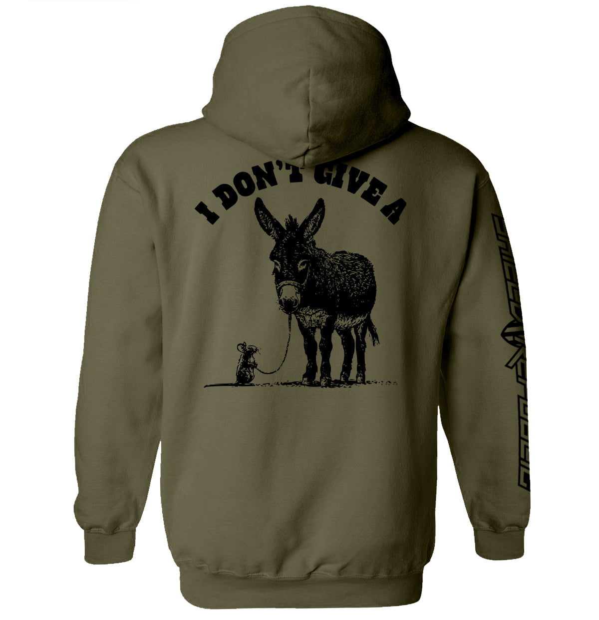 I Don't Give A Rat's Ass (Back Print)