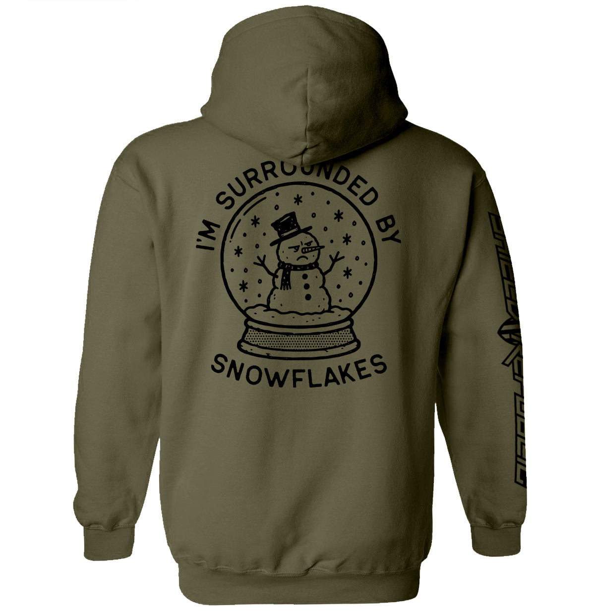 I'm Surrounded by Snowflakes Snowglobe