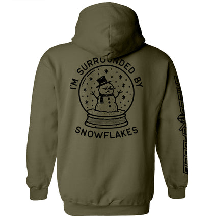 I'm Surrounded by Snowflakes Snowglobe