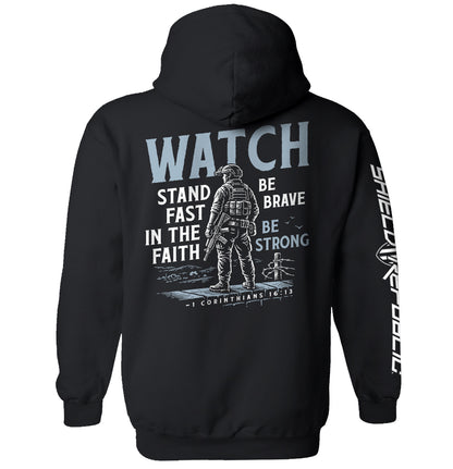 Watch Stand Fast in the Faith (Back Print)