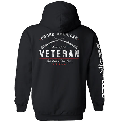 Proud American Veteran The Oath Never Ends