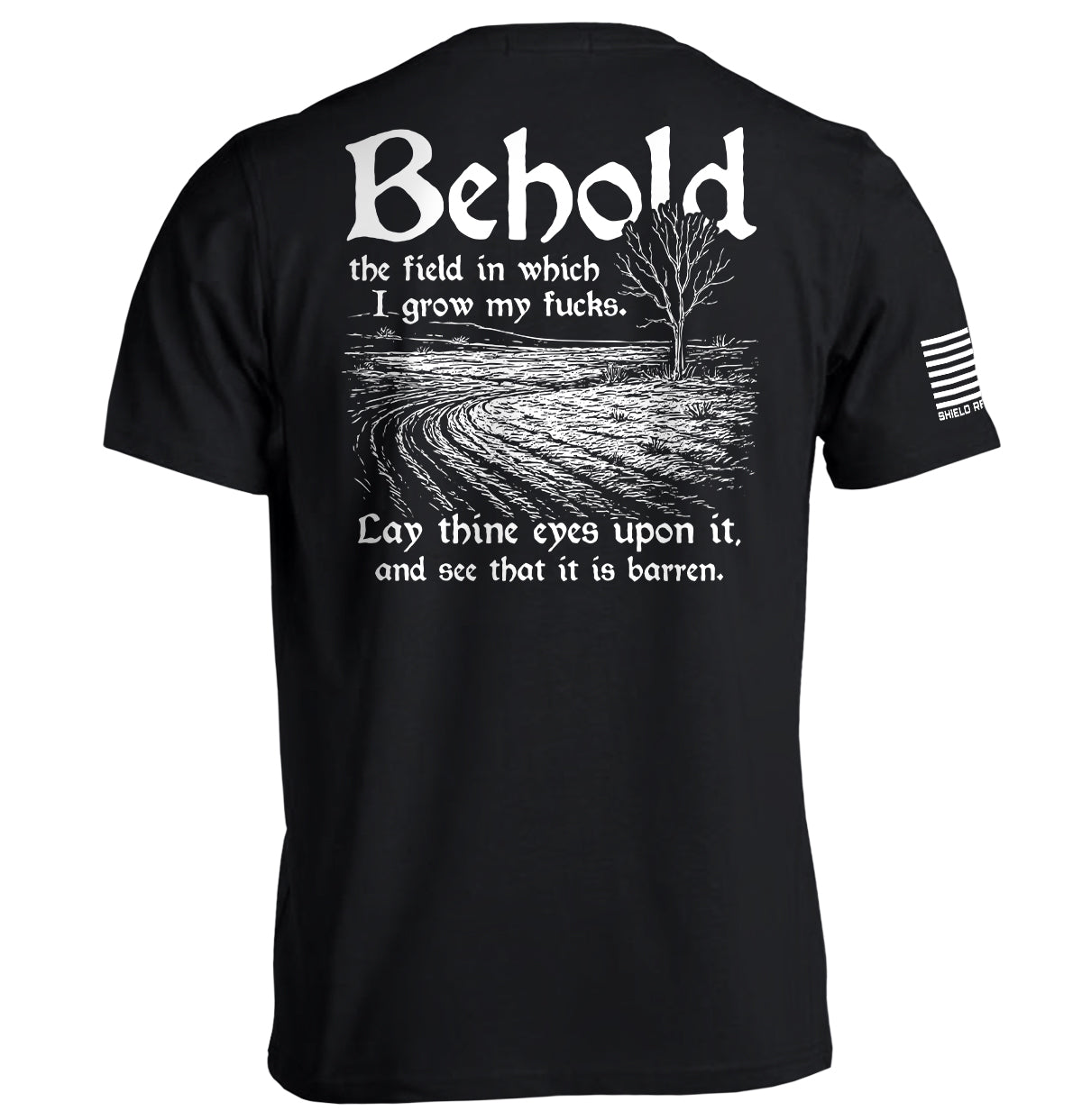 Behold the field in which I grow my Fs