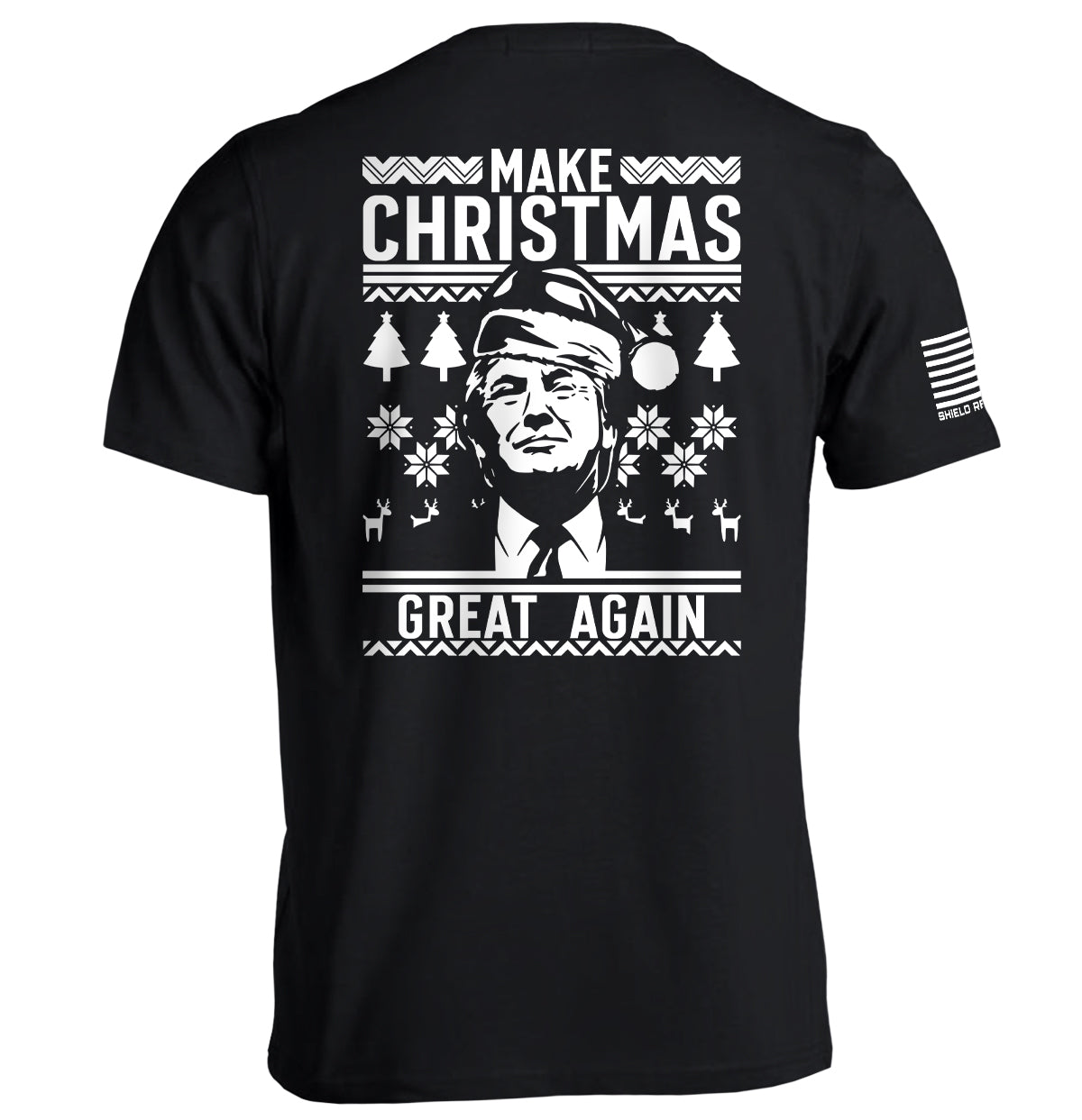 Make Christmas Great Again Trump Sweater Print