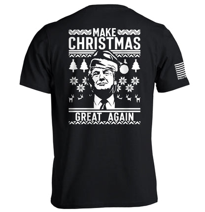 Make Christmas Great Again Trump Sweater Print