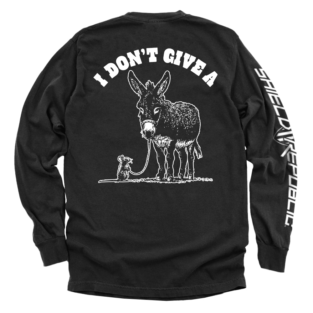 I Don't Give A Rat's Ass (Back Print)