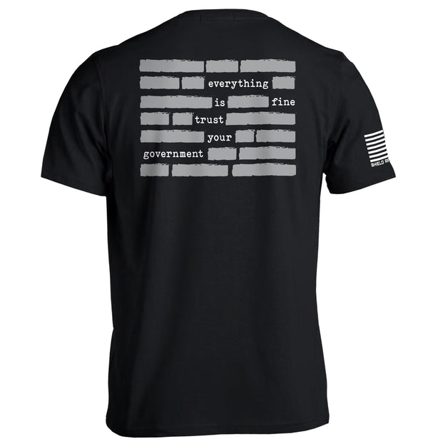 Trust The Government Redacted (Back Print)