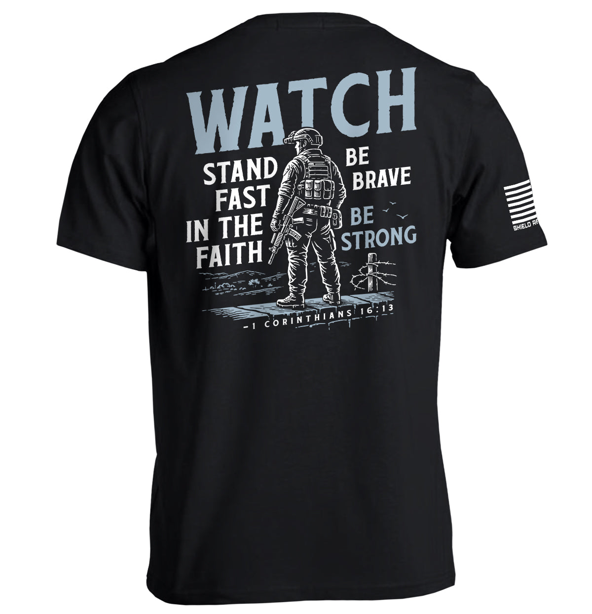 Watch Stand Fast in the Faith (Back Print)