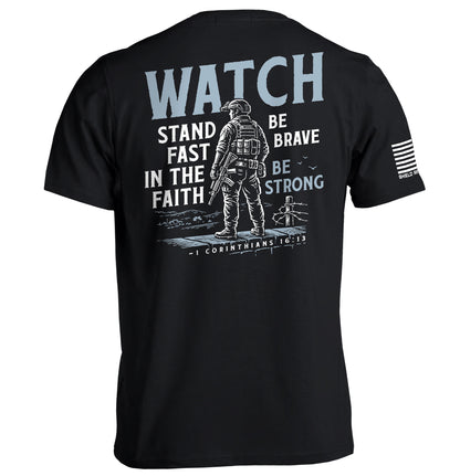 Watch Stand Fast in the Faith (Back Print)
