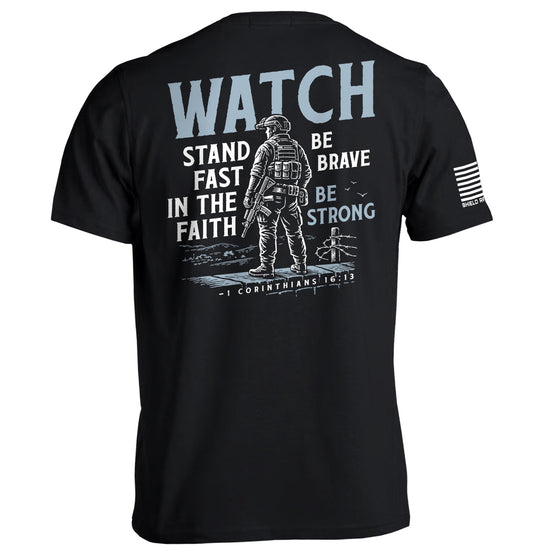 Watch Stand Fast in the Faith (Back Print)