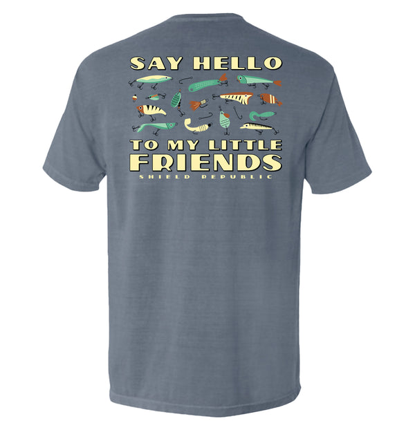 Say Hello to My Little Friends Green (Back Print)