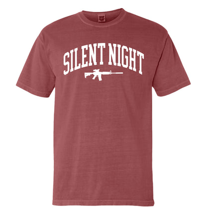 Silent Night Collegiate (Front Print)