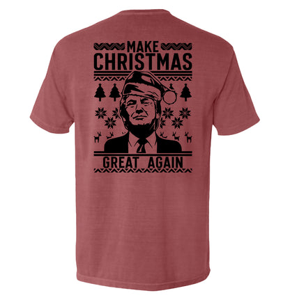 Make Christmas Great Again Trump Sweater Print