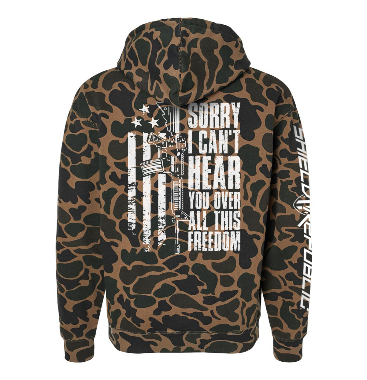 Can't Hear You Over All This Freedom (Back Print)