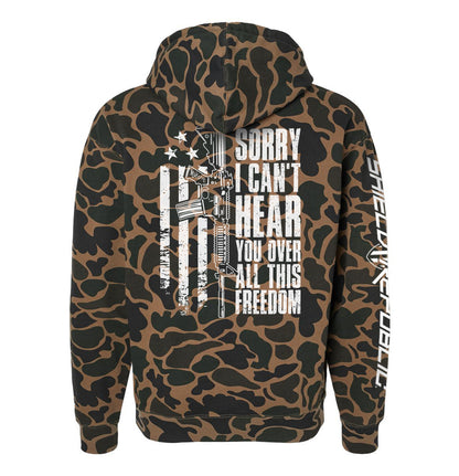 Can't Hear You Over All This Freedom (Back Print)