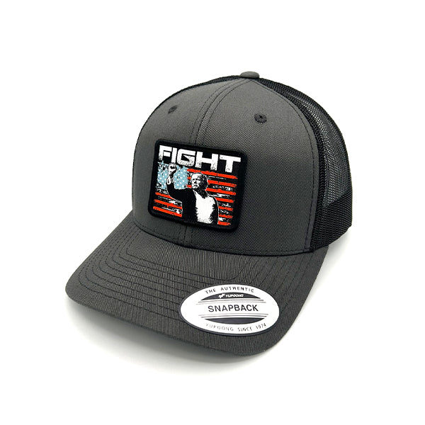 Trump Fight Woven Patch Hat