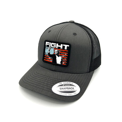 Trump Fight Woven Patch Hat