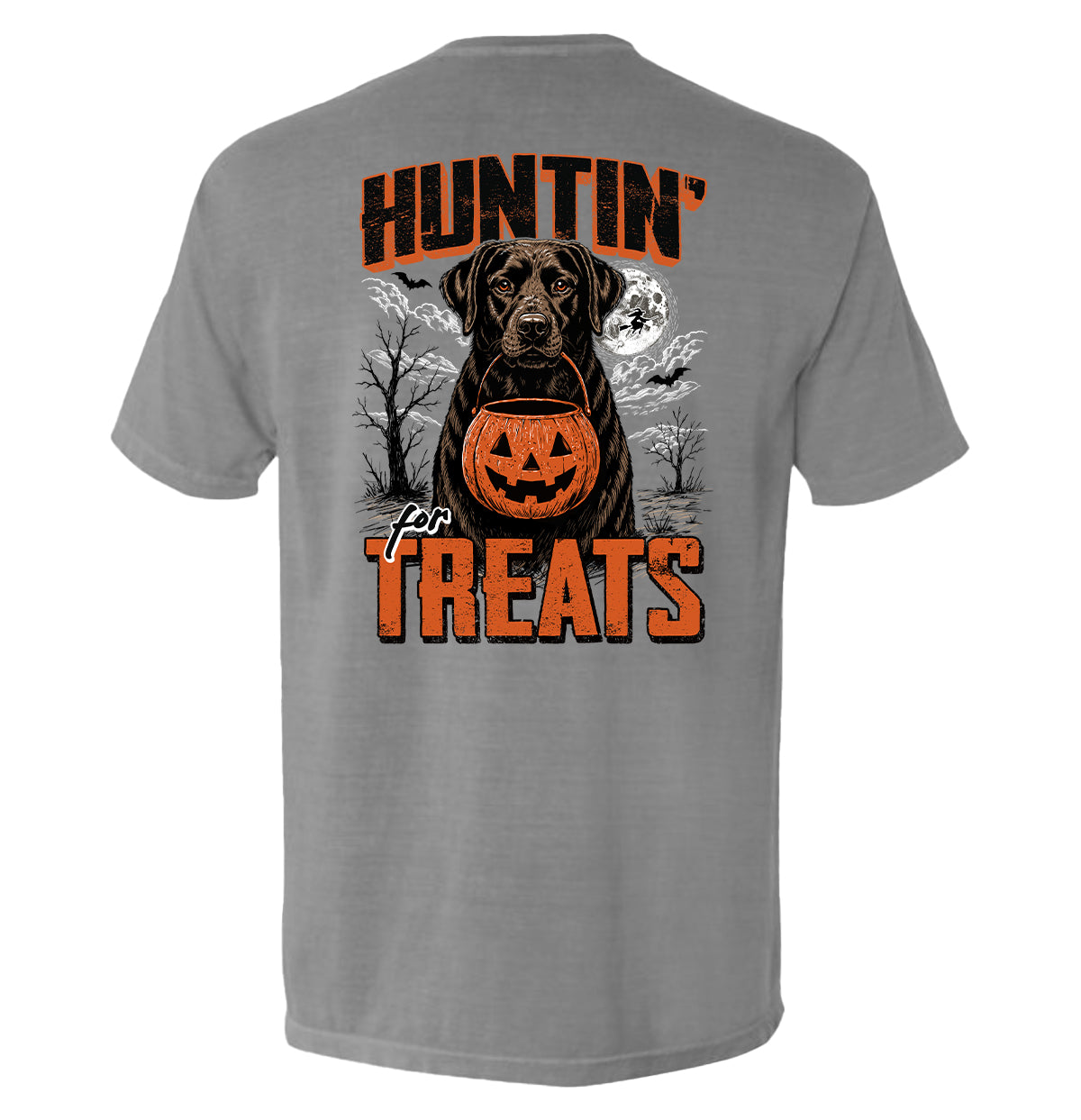 Huntin' For Treats Chocolate Lab