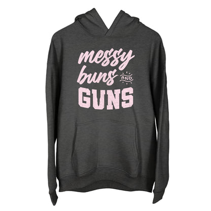 Messy Buns and Guns (Front Print)