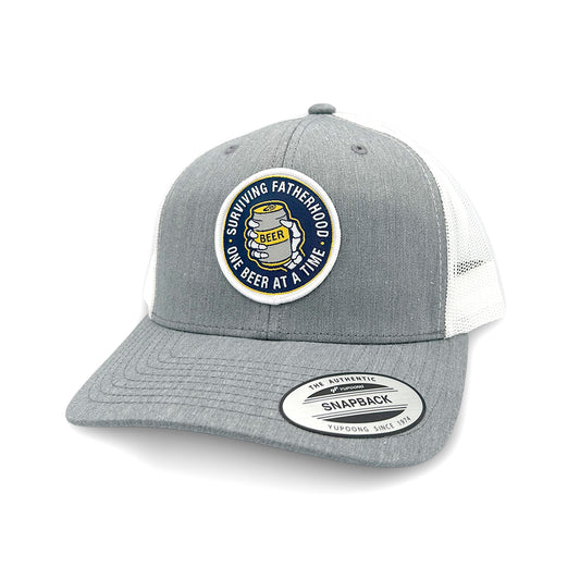 Surviving Fatherhood One Beer at a Time (Woven Patch)