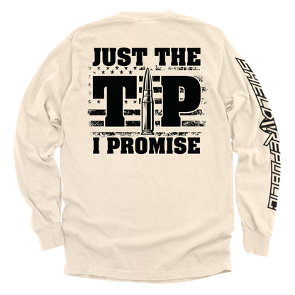 Just The Tip I Promise Flag