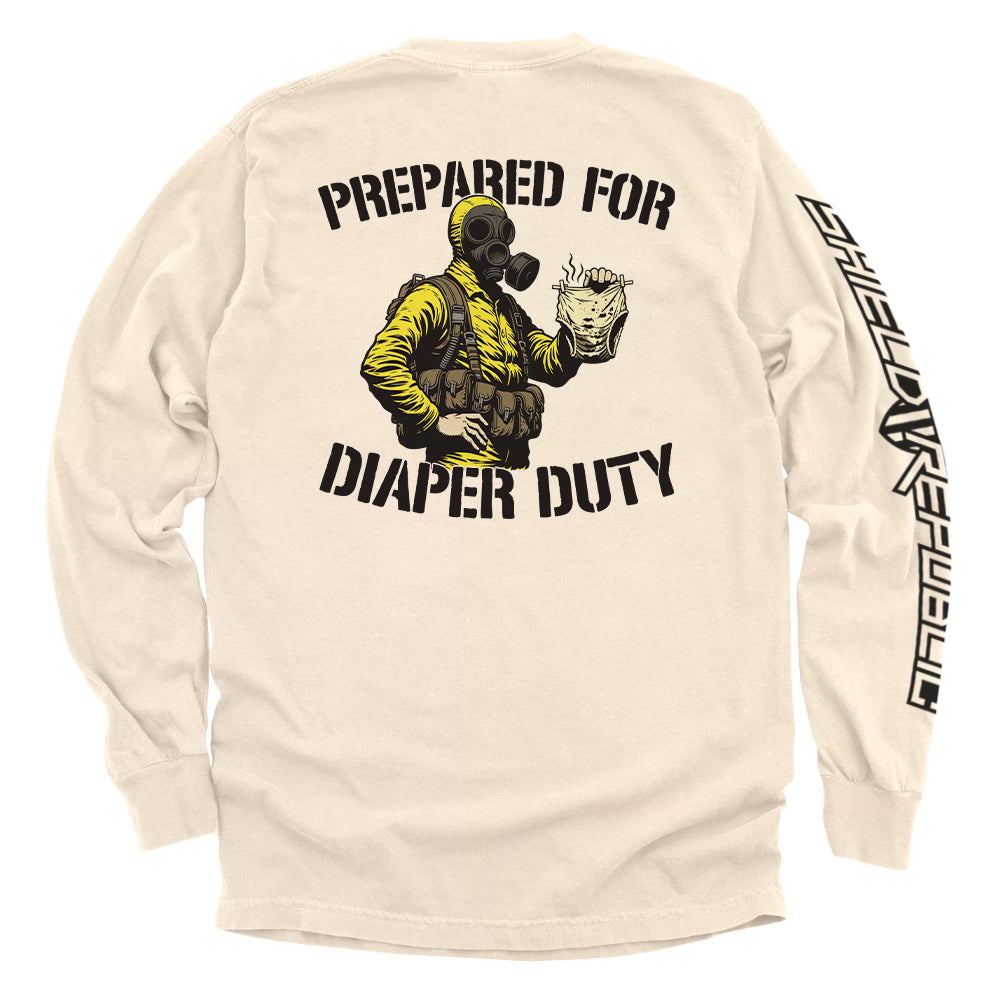 Prepared For Diaper Duty Hazmat Suit