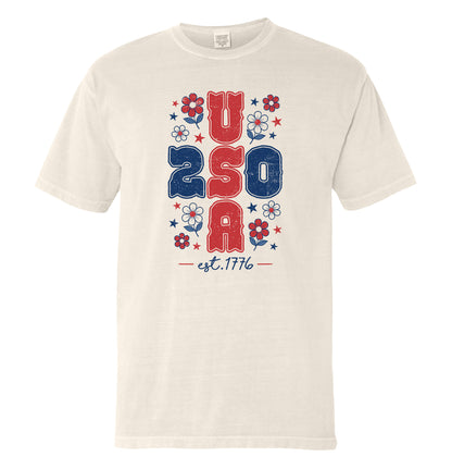 Red, White & Bloom (Front Print)