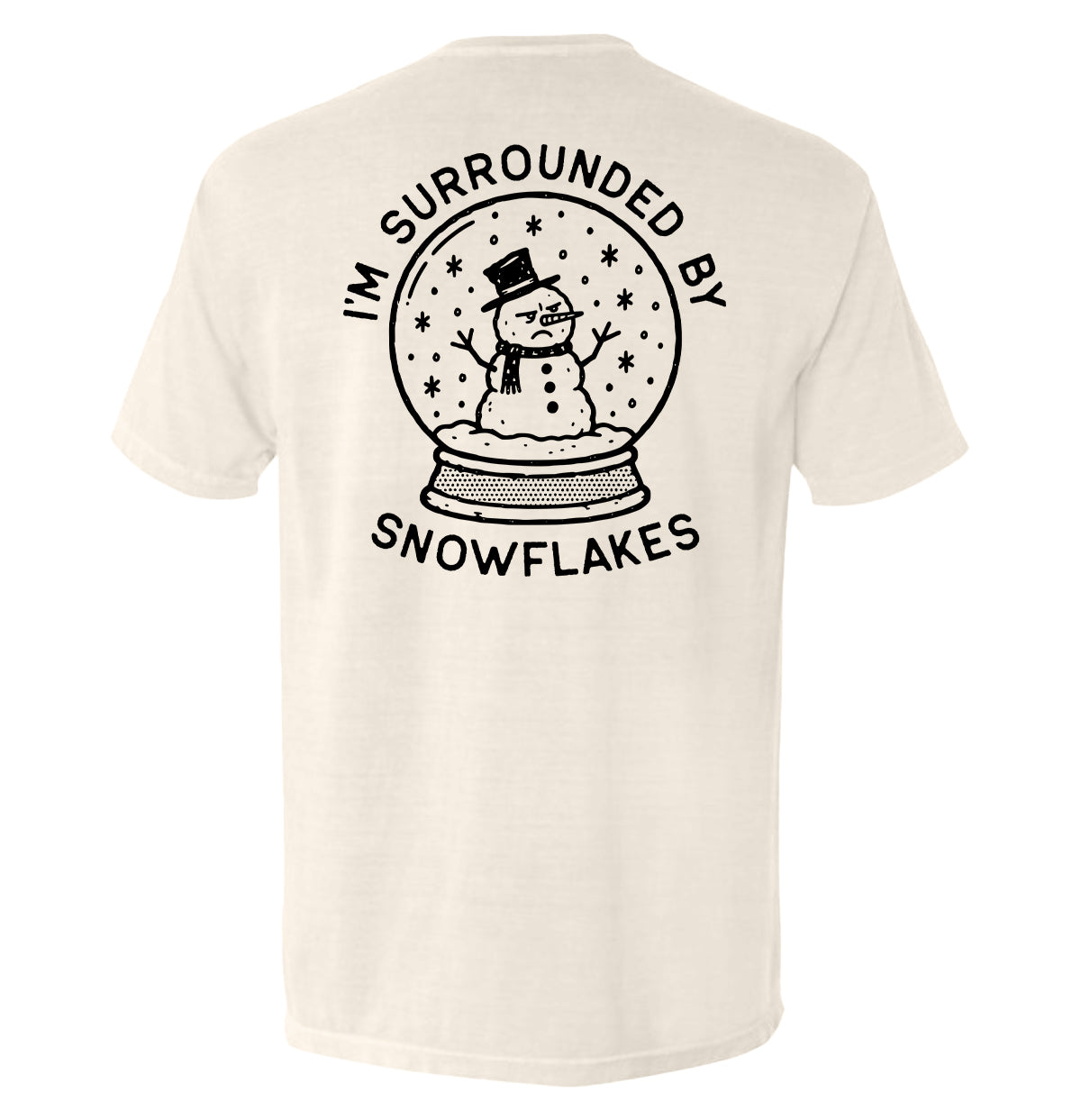 I'm Surrounded by Snowflakes Snowglobe