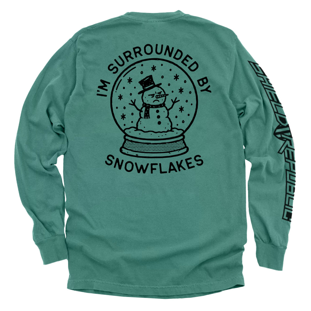 I'm Surrounded by Snowflakes Snowglobe