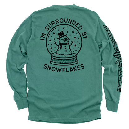 I'm Surrounded by Snowflakes Snowglobe