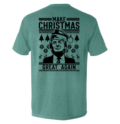 Make Christmas Great Again Trump Sweater Print