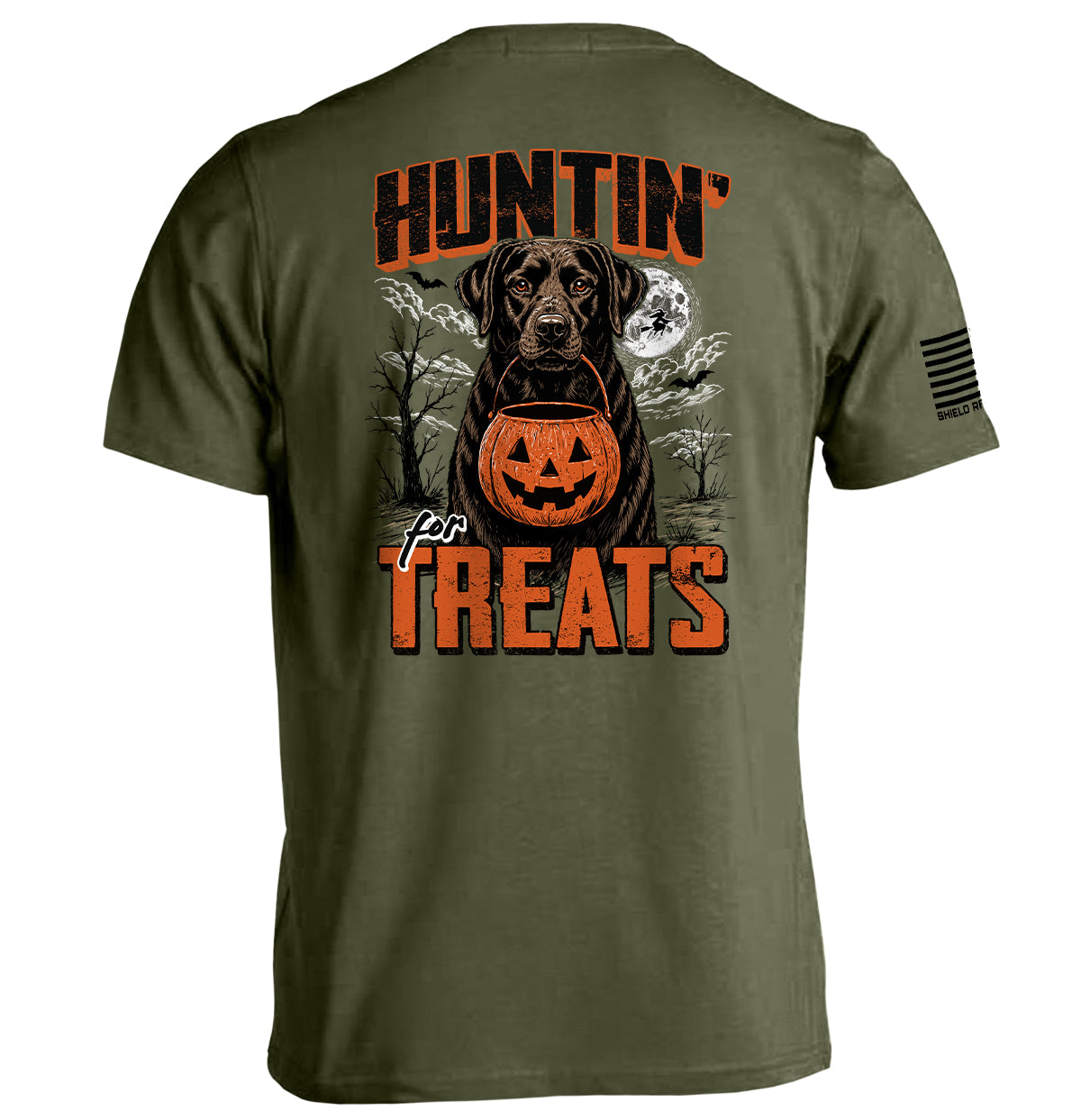 Huntin' For Treats Chocolate Lab
