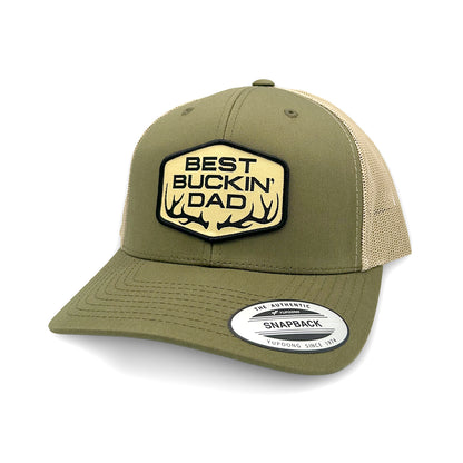 Best Buckin' Dad (Woven Patch)