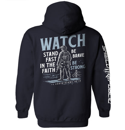 Watch Stand Fast in the Faith (Back Print)