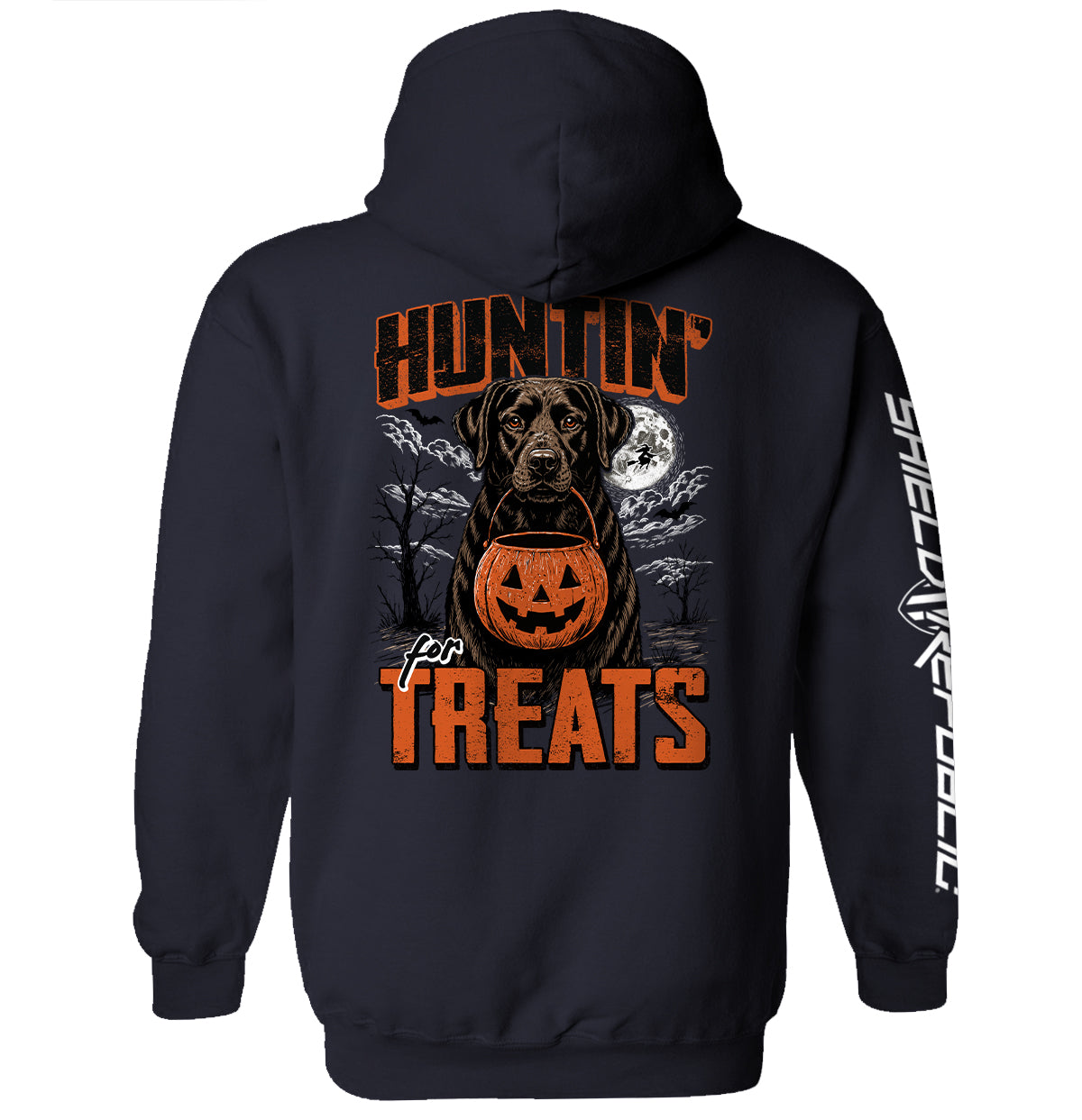 Huntin' For Treats Chocolate Lab