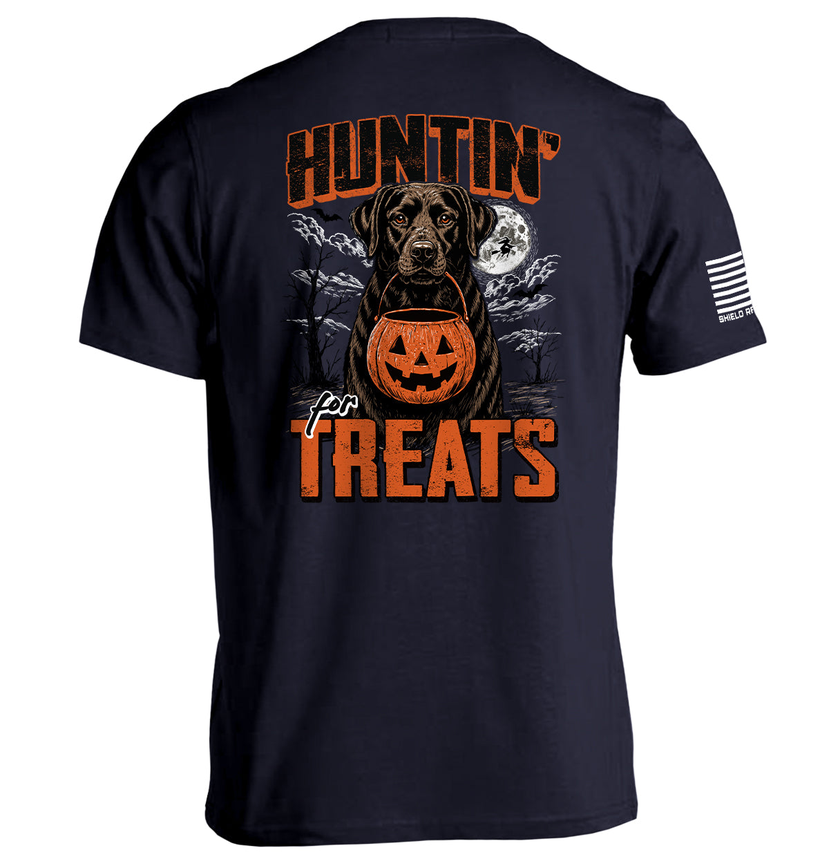 Huntin' For Treats Chocolate Lab