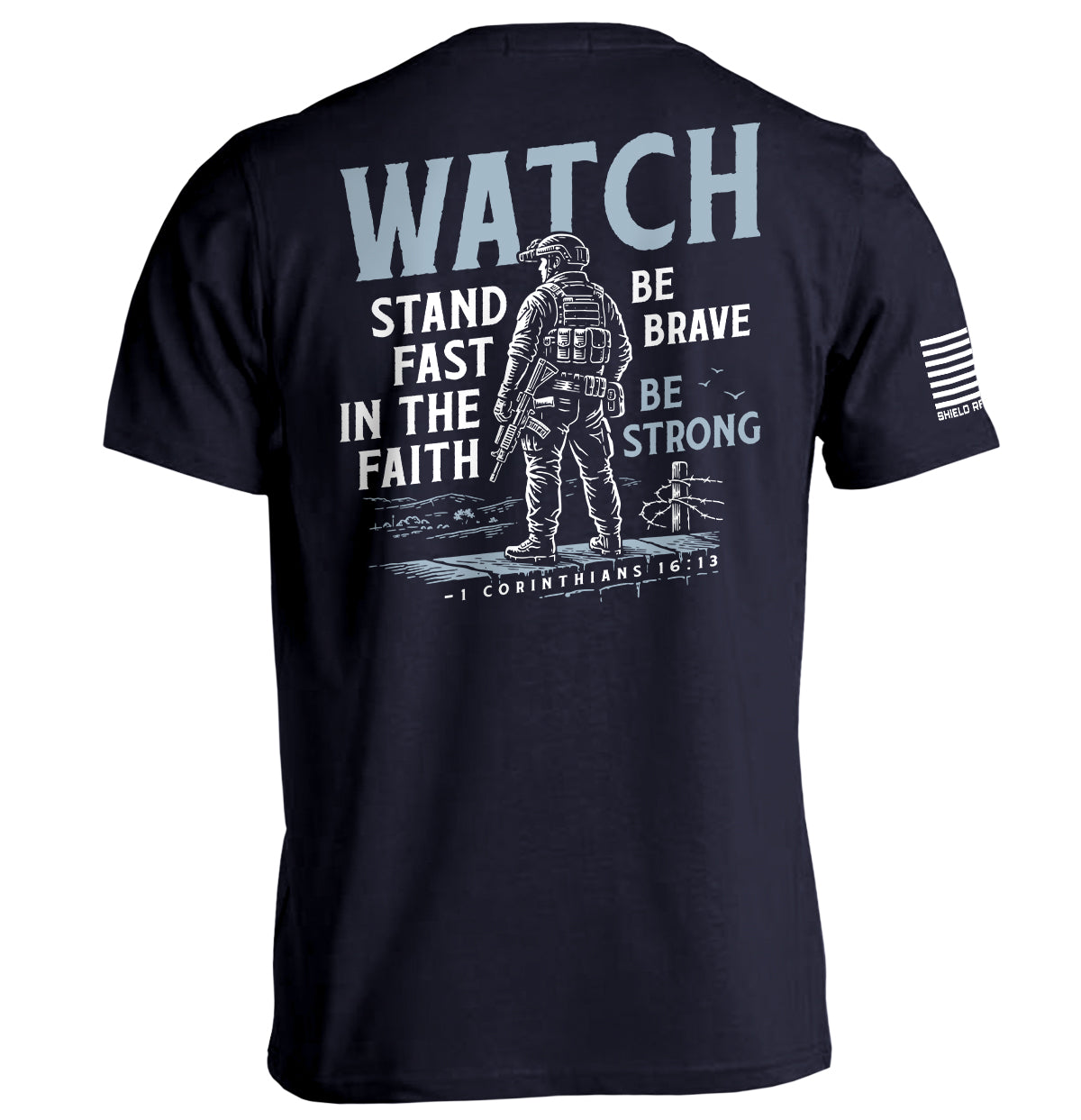 Watch Stand Fast in the Faith (Back Print)