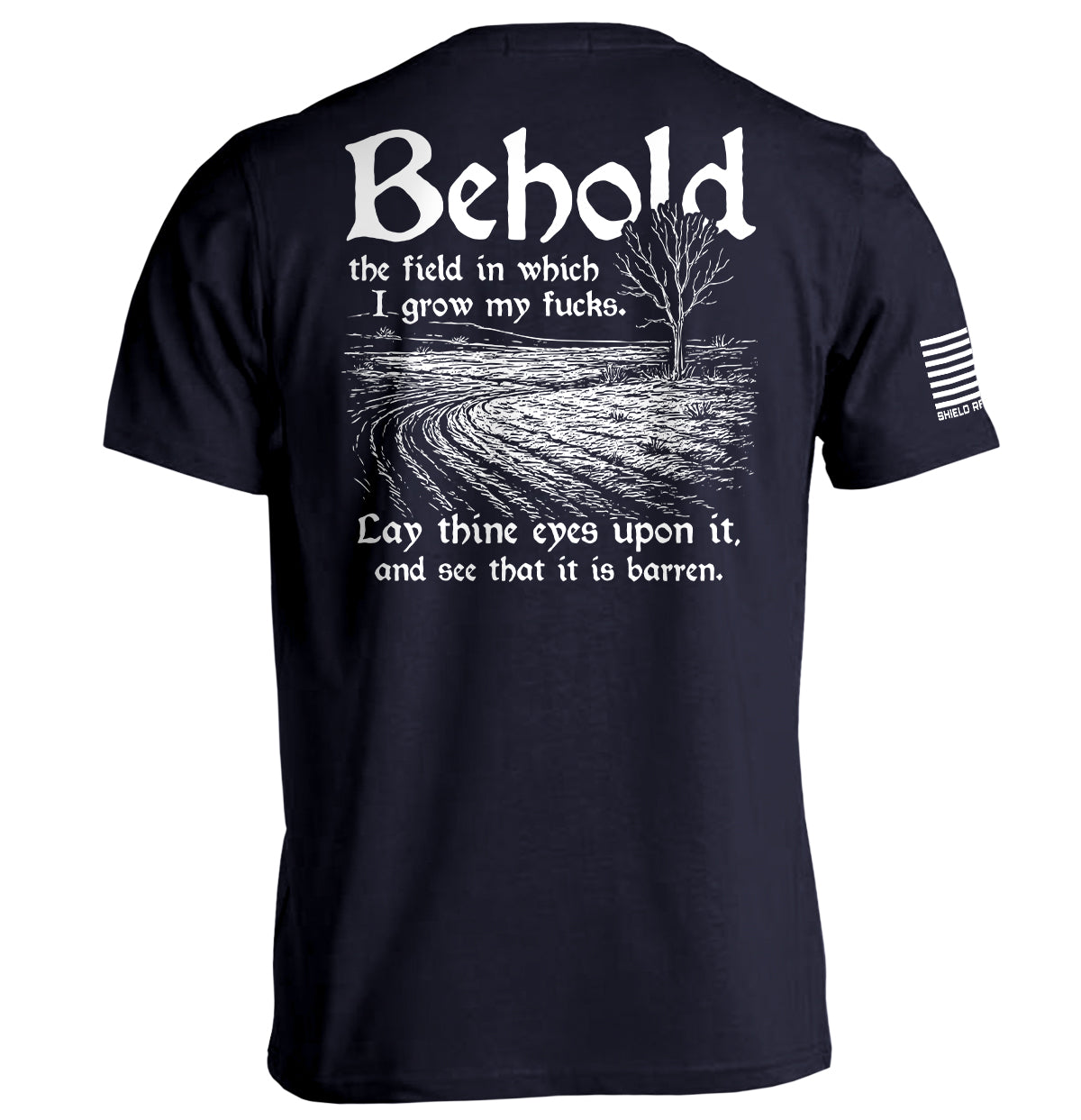 Behold the field in which I grow my Fs