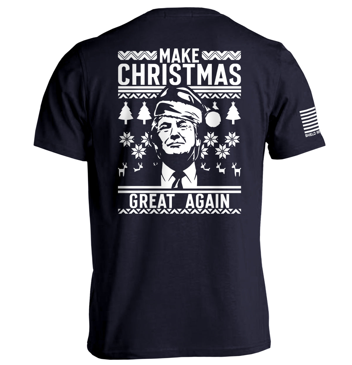 Make Christmas Great Again Trump Sweater Print