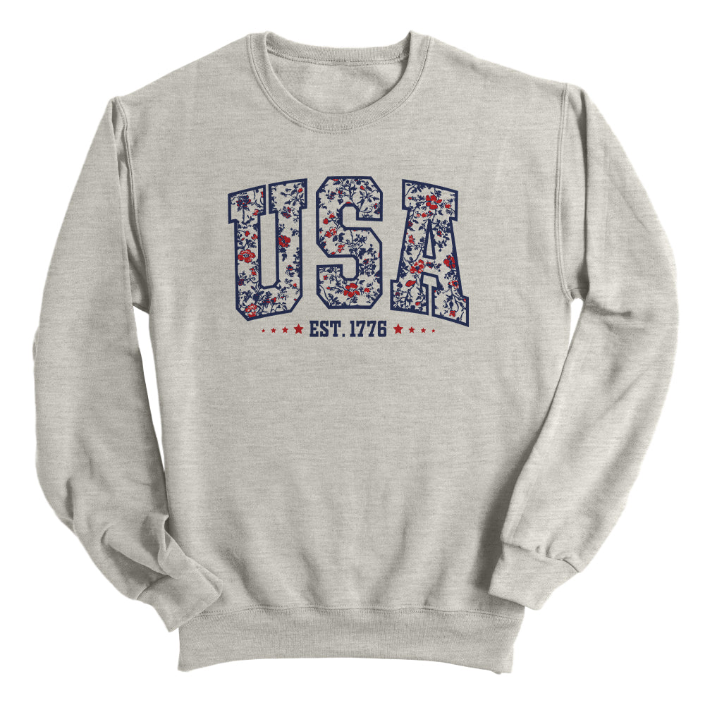USA Floral Est 1776 (Front)